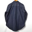 画像7: BLUE BLUE  STL01 ジャガードシャツデニム 2ポケット ワークシャツ　BASIC (7)