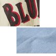 画像13: BLUE BLUE  KING OF BLUE バックプリント オーガニックシャンブレーシャツ (13)