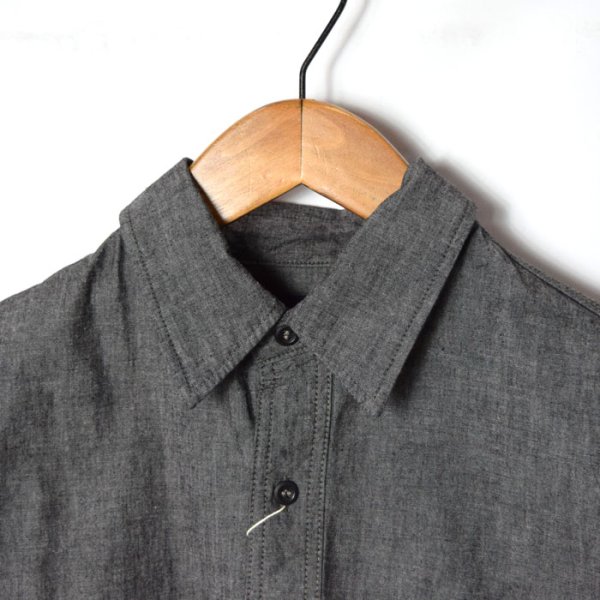 画像8: BLUE BLUE カラーシャンブレー 2ポケット ワークシャツ (8)