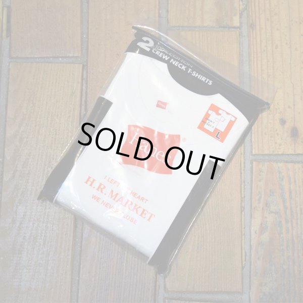 画像5:  HanesｘHOLLYWOOD RANCH MARKET　Hanes x HRM エクスクルーシブ 2パック Tシャツ (5)