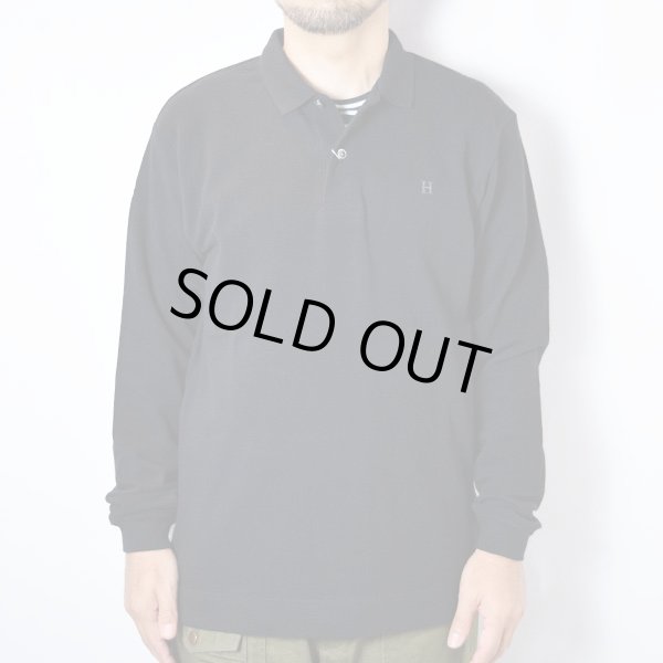 画像4: HOLLYWOOD RANCH MARKET　Ｈエンブロイダリー カノコポロ ロングスリーブシャツ (4)