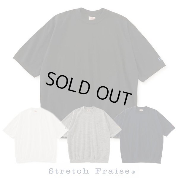 画像1: HOLLYWOOD RANCH MARKET　ストレッチフライス ヘムリブ ショートスリーブ Tシャツ　frisenew (1)