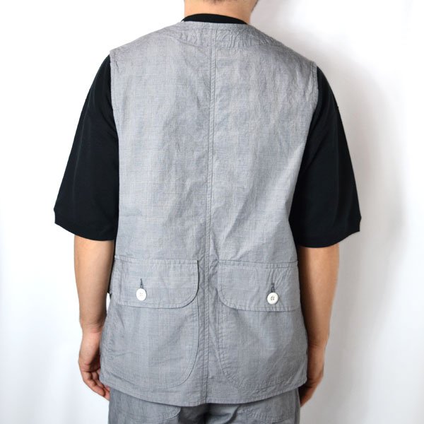 画像5: BLUE BLUE  タイプライター クロスハーフムーンベスト (5)