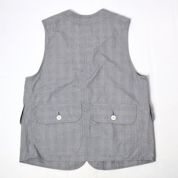 画像7: BLUE BLUE  タイプライター クロスハーフムーンベスト (7)