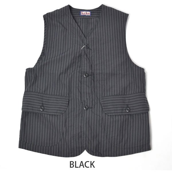 画像8: BLUE BLUE  タイプライター クロスハーフムーンベスト (8)