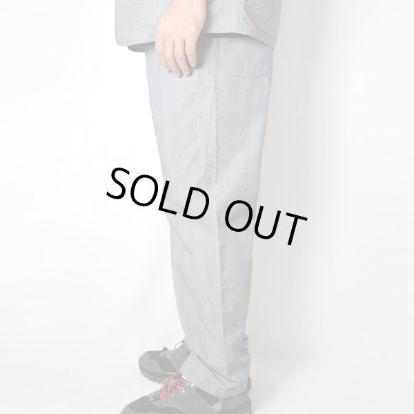 画像4: BLUE BLUE　タイプライター クロステーパード イージーパンツ (4)