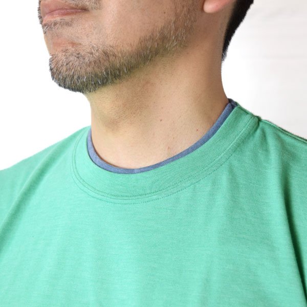 画像6: BLUE BLUE  レイヤーネック アスレチック Tシャツ (6)