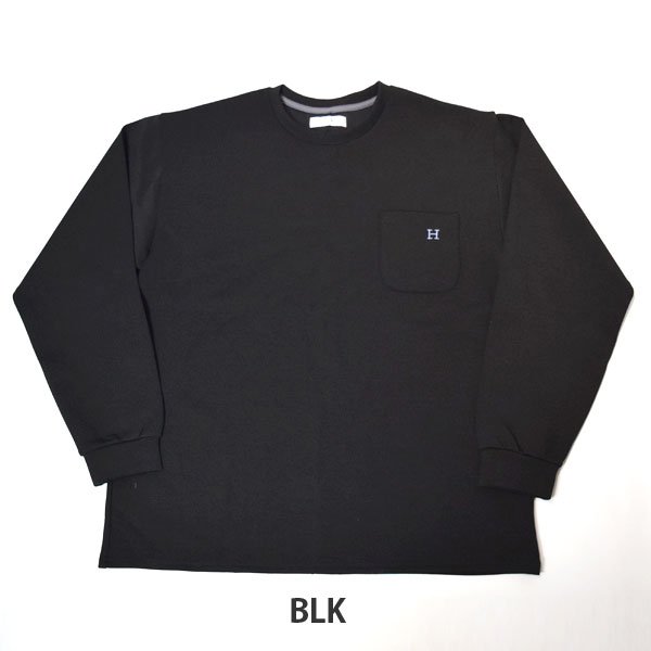 画像15: HOLLYWOOD RANCH MARKET　Hエンブロイダリー ストレッチスキューバロングスリーブTシャツ (15)