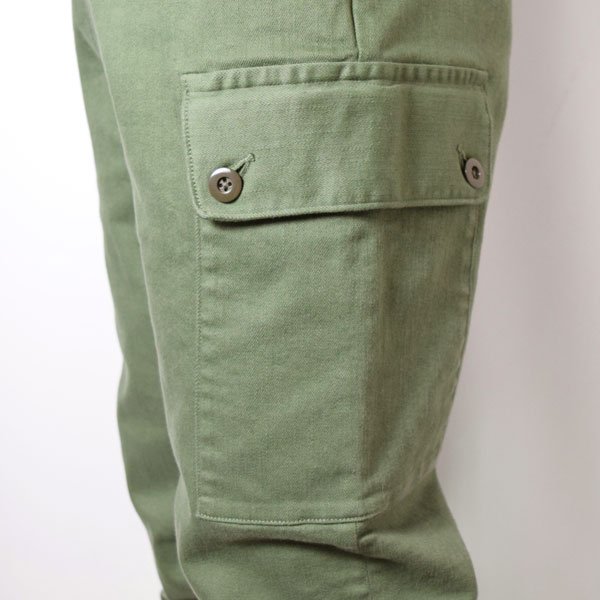 画像12: BLUE BLUE　ストレッチチノ テーパードエアフォース カーゴパンツ (12)