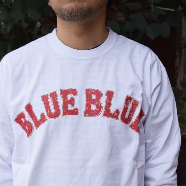 画像2: BLUE BLUE  HAND WRITING BLUE BLUE ロングスリーブTシャツ (2)