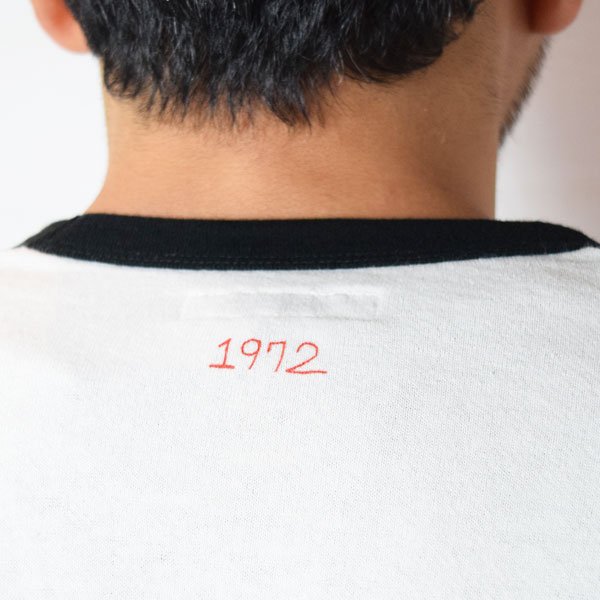 画像11: HOLLYWOOD RANCH MARKET ガーゼウラケ WINDOW SIGN HRM LOGOプリントラグランTシャツ (11)