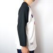 画像4: HOLLYWOOD RANCH MARKET　ガーゼウラケ WINDOW SIGN HRM LOGOプリントラグランTシャツ (4)