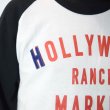 画像9: HOLLYWOOD RANCH MARKET　ガーゼウラケ WINDOW SIGN HRM LOGOプリントラグランTシャツ (9)