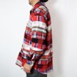 画像4: HOLLYWOOD RANCH MARKET　マルチネルチェック ボーダーパッチワークシャツ (4)