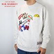 画像1: HOLLYWOOD RANCH MARKET　アメリカンヴィンテージウラケ SO MANY ワッペンスウェット クルーネック (1)