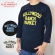 画像1: HOLLYWOOD RANCH MARKET　DOUBLE LOGOプリント ストレッチフライスハーフスリーブ　SFNEW (1)