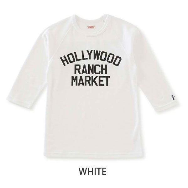 画像7: HOLLYWOOD RANCH MARKET　DOUBLE LOGOプリント ストレッチフライスハーフスリーブ　SFNEW (7)