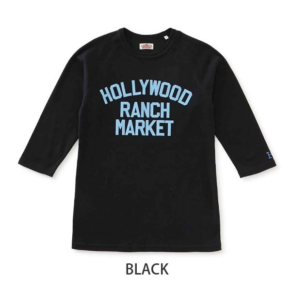画像8: HOLLYWOOD RANCH MARKET　DOUBLE LOGOプリント ストレッチフライスハーフスリーブ　SFNEW (8)