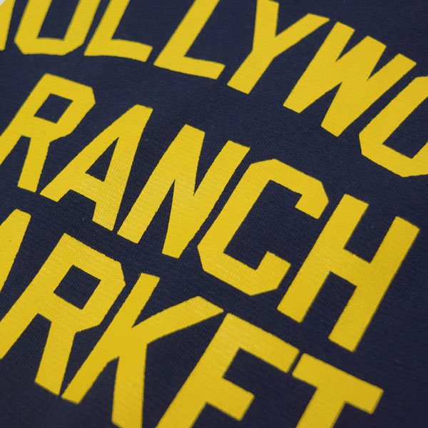 画像9: HOLLYWOOD RANCH MARKET　DOUBLE LOGOプリント ストレッチフライスハーフスリーブ　SFNEW (9)