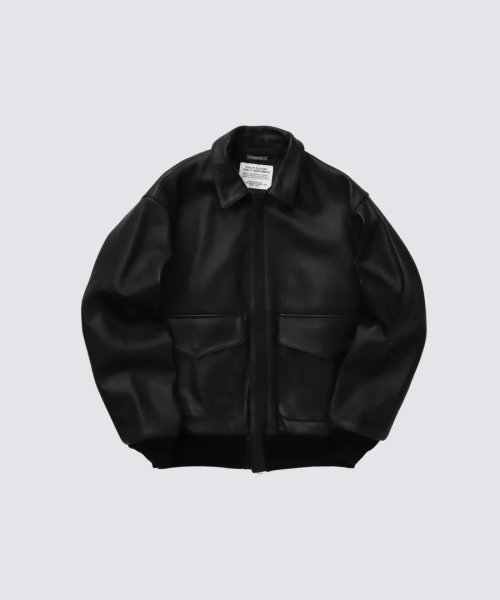 画像1: 【10/5(日)まで】FIDELITY　LAMB LEATHER A-2 JACKET (1)