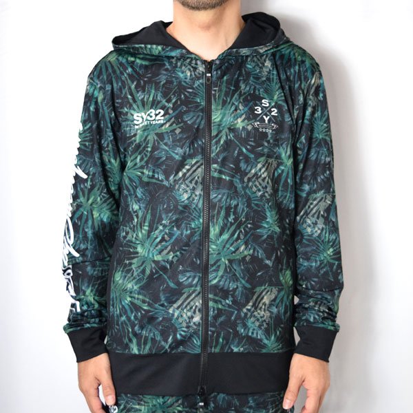 画像3: SY32　RUSH GUARD ZIP HOODIE CURSIVE (3)