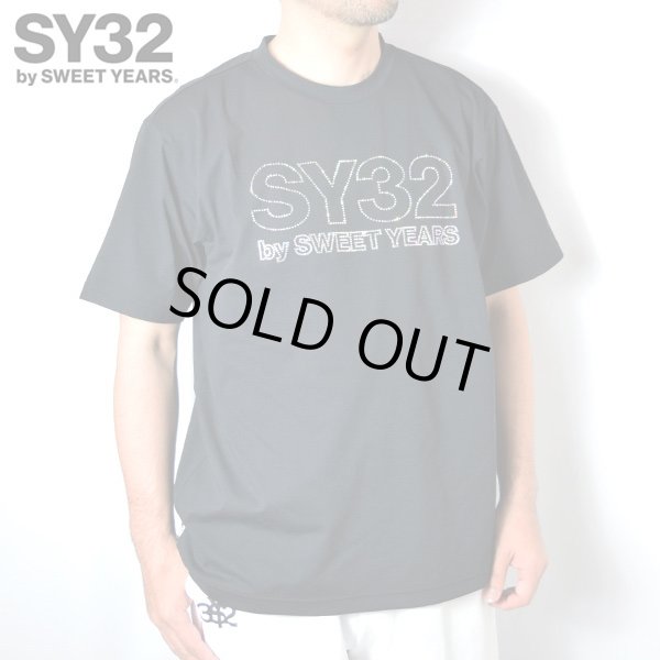 画像1: SY32 RHINESTONE BASIC LOGO TEE (1)
