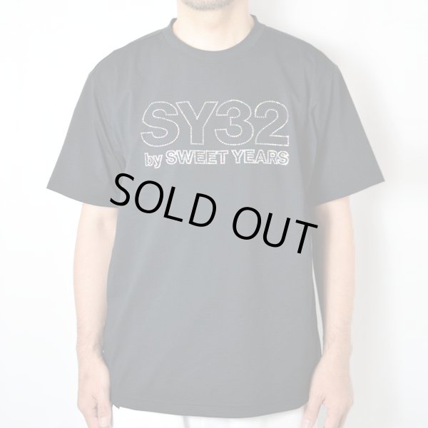 画像3: SY32 RHINESTONE BASIC LOGO TEE (3)