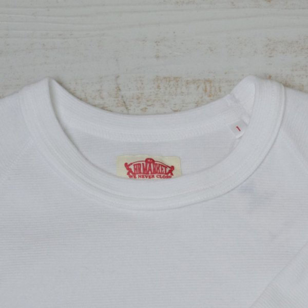画像3: HOLLYWOOD RANCH MARKET 『ストレッチフライス ロングスリーヴTシャツ カラー:WHT』 (3)