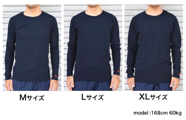 画像2: HOLLYWOOD RANCH MARKET　『ストレッチフライス ロングスリーヴTシャツ　カラー：NATURAL』 (2)