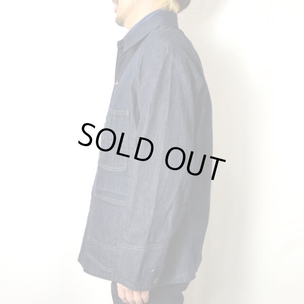 画像4: BLUE BLUE  JK101 セルビッチライトデニム ラグランスリーブカバーオール　BASIC (4)