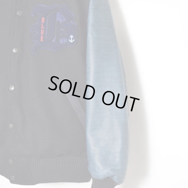 画像11: BLUE BLUE　インディゴ ホースレザー アワードジャケット (11)