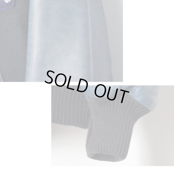 画像12: BLUE BLUE　インディゴ ホースレザー アワードジャケット (12)