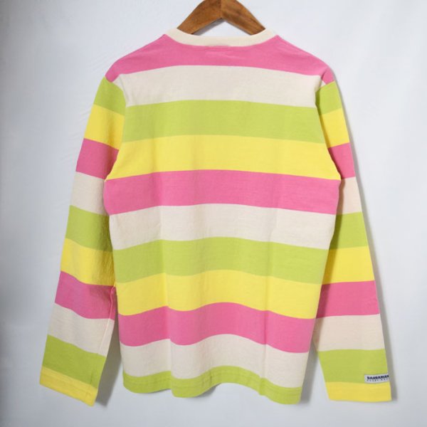 画像7: 【LEMON/PINK Lサイズのみ】BARBARIAN Light Weight Crew Neck LS No Cuff(NEW JAPAN SIZE) (7)