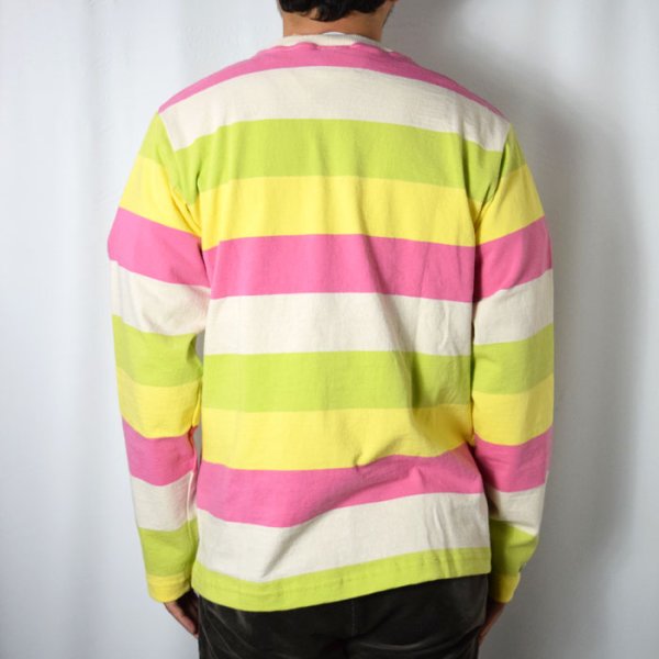 画像5: 【LEMON/PINK Lサイズのみ】BARBARIAN Light Weight Crew Neck LS No Cuff(NEW JAPAN SIZE) (5)