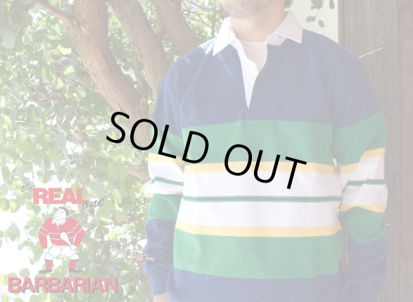 画像2: BARBARIAN Heavy Weight Rugby Collor LS with Cuff （NEW JAPAN SIZE） (2)