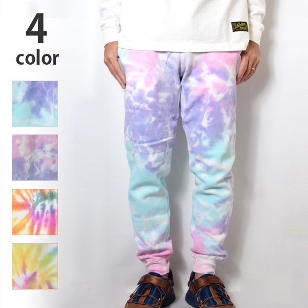 画像1: colortone　Tie-Dyed Joggers (1)