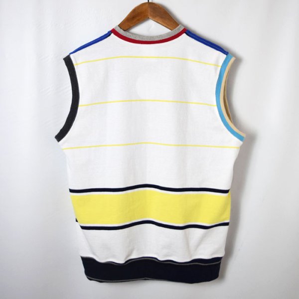 画像3: 【Lサイズ】BARBARIAN×RUSTY TO SHINE　クレイジーパターン Vネックベスト (3)