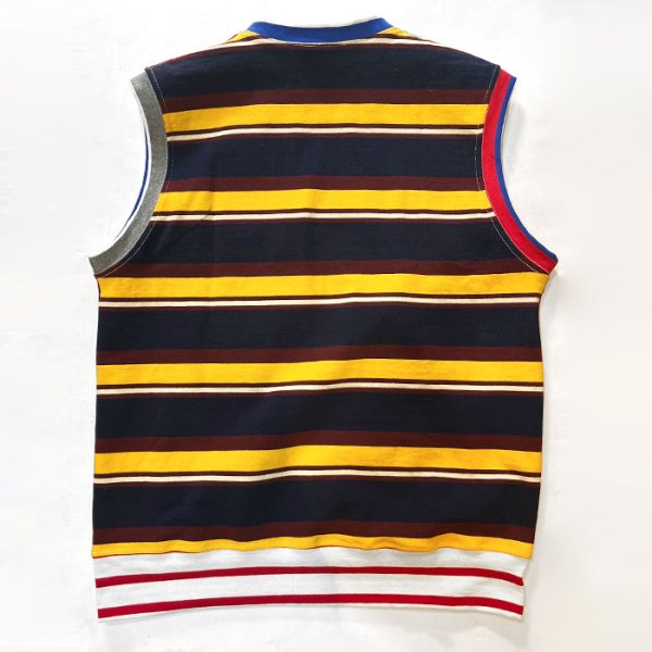 画像13: 【Mサイズ】BARBARIAN×RUSTY TO SHINE　クレイジーパターン Vネックベスト (13)