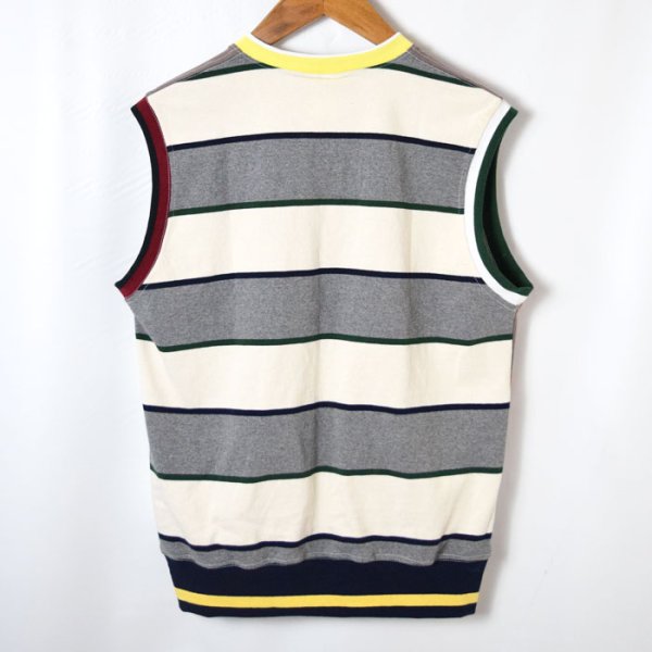 画像3: 【Mサイズ】BARBARIAN×RUSTY TO SHINE　クレイジーパターン Vネックベスト (3)