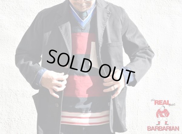 画像10: 【XLサイズ】BARBARIAN×RUSTY TO SHINE　クレイジーパターン Vネックベスト (10)