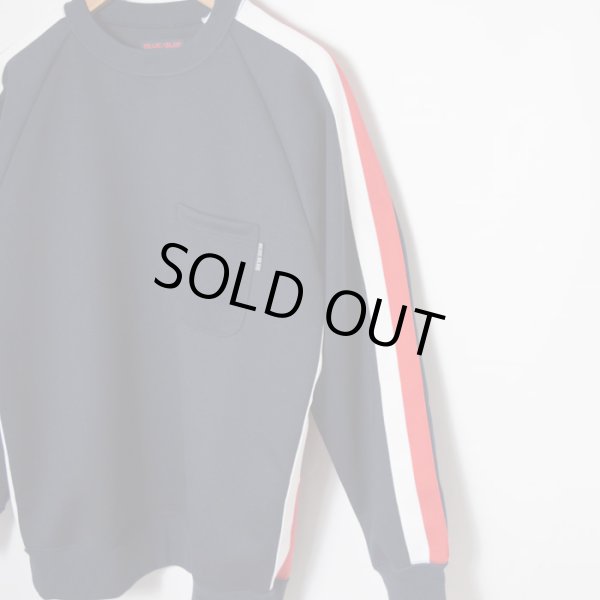 画像13: BLUE BLUE　テックスウェット ラインクルーネックプルオーバー (13)