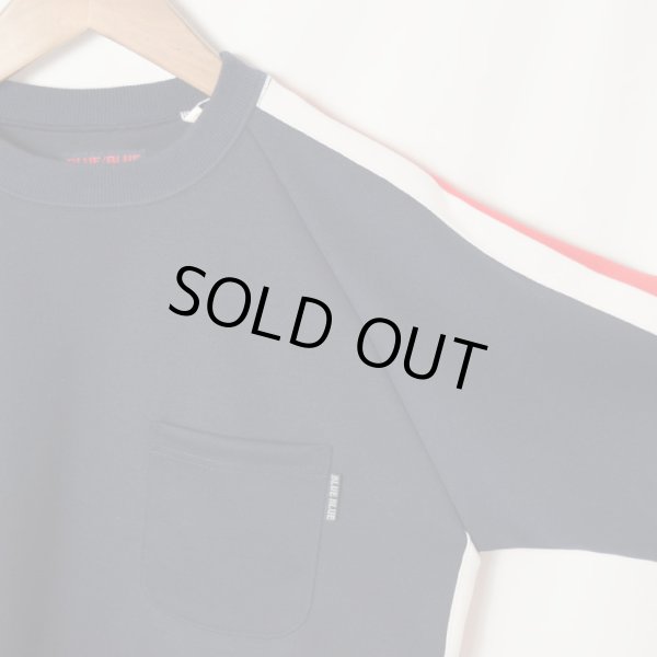 画像11: BLUE BLUE　テックスウェット ラインクルーネックプルオーバー (11)