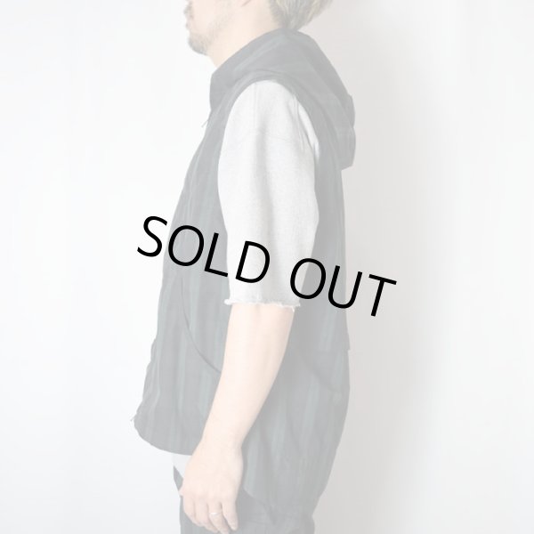 画像4: BLUE BLUE　TCリップストップ ストレッチ フードベスト (4)