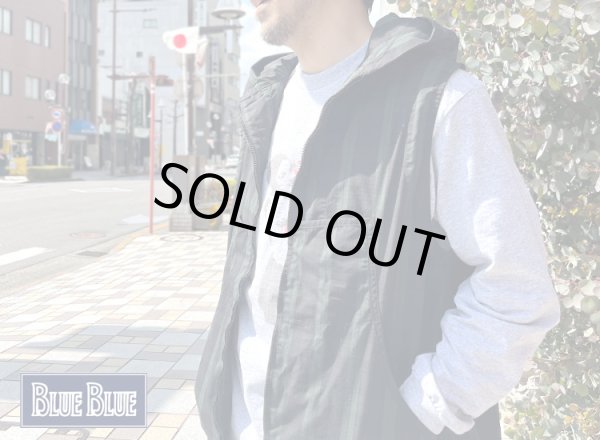 画像2: BLUE BLUE　TCリップストップ ストレッチ フードベスト (2)