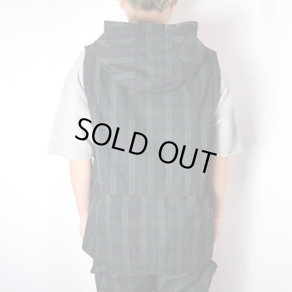 画像5: BLUE BLUE　TCリップストップ ストレッチ フードベスト (5)