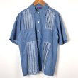画像2: BLUE BLUE  フリンジタック キューバシャツ (2)