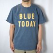 画像9: BLUE BLUE  BLUE TODAY ヴィンテージ ウォッシュ Tシャツ (9)
