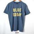 画像4: 【再入荷・新色追加】BLUE BLUE  BLUE TODAY ヴィンテージ ウォッシュ Tシャツ (4)