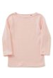 画像1: HOLLYWOOD RANCH MARKET　『ストレッチフライス レディース ボートネック　ハーフスリーブＴシャツ　カラー：BABY PINK』 (1)