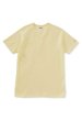 画像1: HOLLYWOOD RANCH MARKET　『ストレッチフライス VネックショートスリーヴTシャツ　カラー:LT YELLOW』 (1)